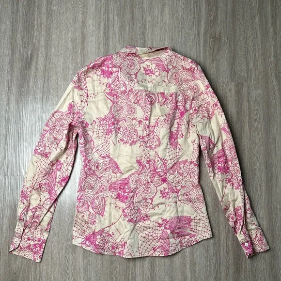 Escada Sport “fantasy” Fitted Button Up Blouse - Picture 6 of 6